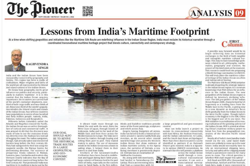 Lessons from India’s Maritime Footprint