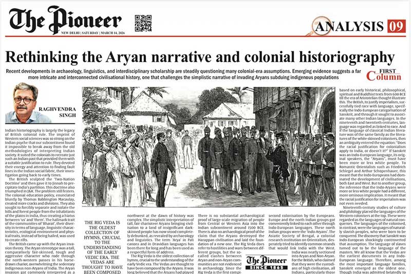 Rethinking the Aryan narrative and colonial historiography