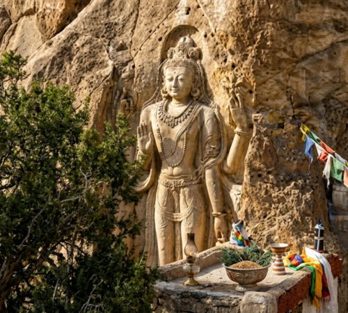 Maitreya Buddha Mulbekh