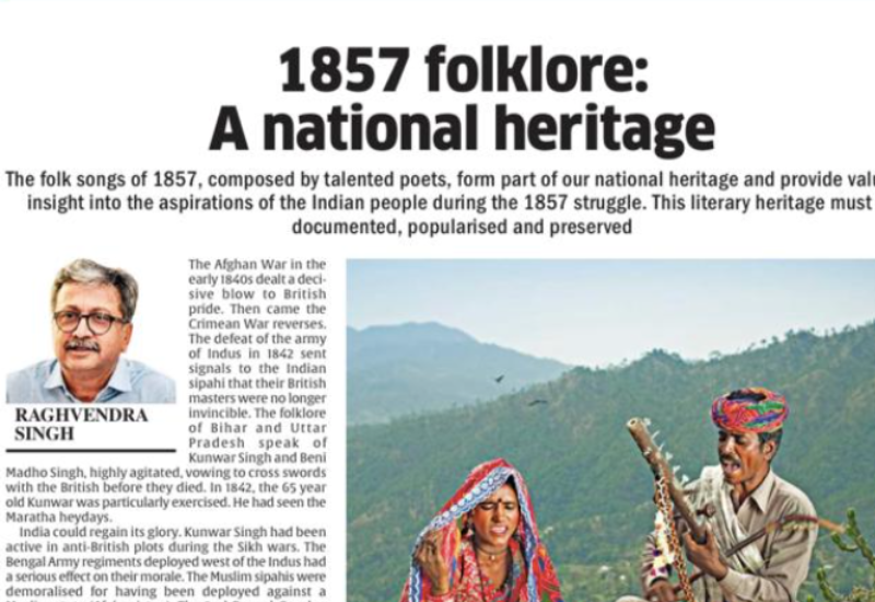 1857 folklore: A national heritage