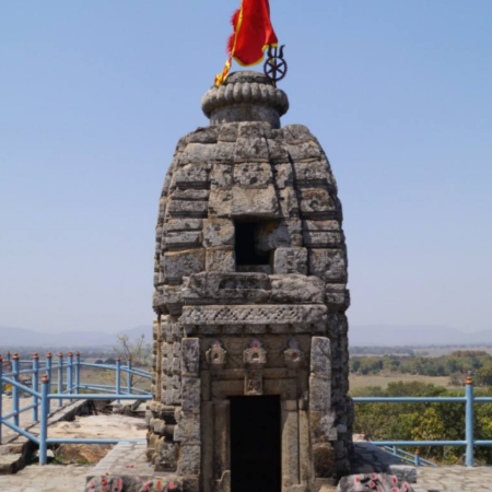 Ancient Stone Temple with a small Siva-linga inside