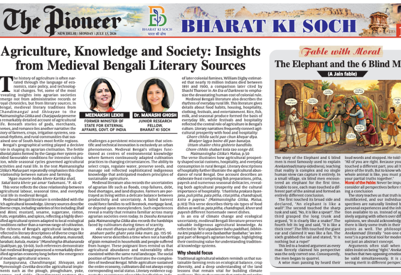 Agriculture, Knowledge and Society: Insights from Medieval Bengali Literary Sources