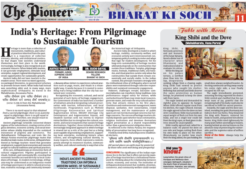 India’s Heritage: From Pilgrimage to Sustainable Tourism
